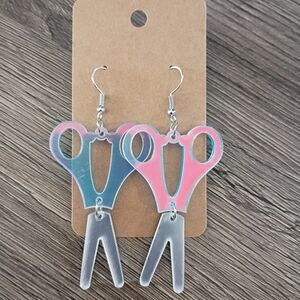 Dangle Scissor Earrings